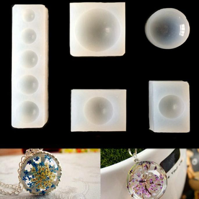 Mold bulat mold resin mold clay cetakan setengah bulat cetakan murah