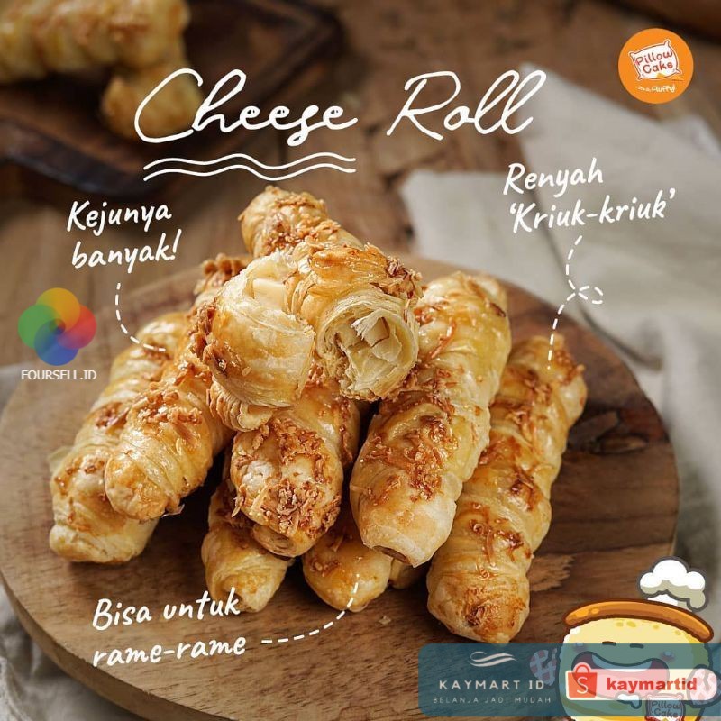 

Pillow Cake - Cheese Roll Keju Gulung isi 8 By Pillowcake Oleh Oleh Bandung