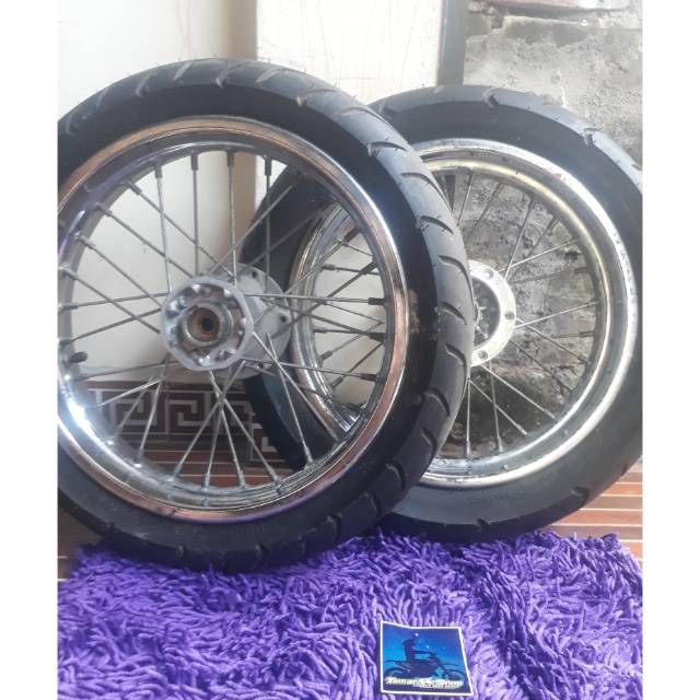 Roda Ori D-Tracker Old Ring 14 Wheelset Supermoto Ori DT old