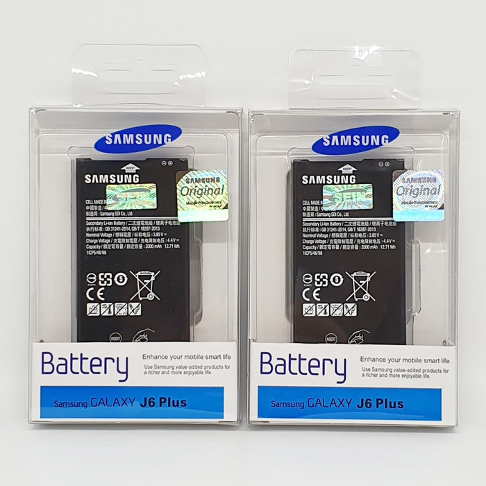 Baterai Batre Samsung Galaxy J6 Plus J6Plus Original SEIN 100% Battery
