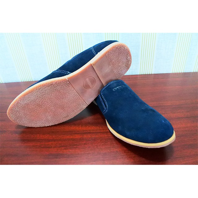 Sepatu Casual Loafers Geox Pria - Biru