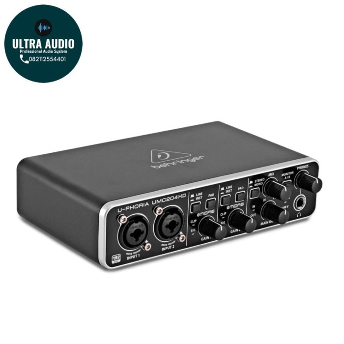 Behringer UMC204HD / UMC-204HD / UMC 204 HD / Soundcard ORIGINAL