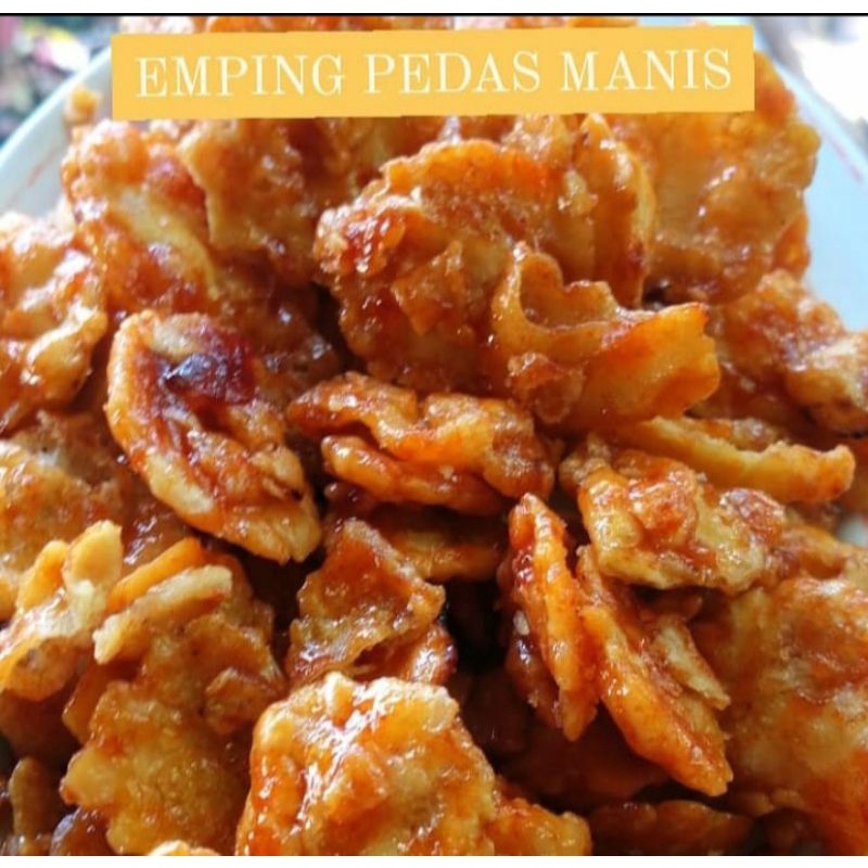 

EMPING MELINJO MANIS DAN PEDAS MANIS 500GR