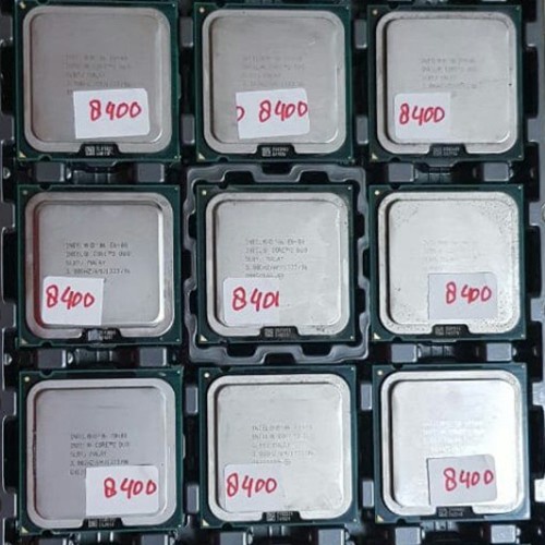 INTEL PROCESSOR CORE 2 DUO E8400 3.0GHZ SOCKET 775 TRAY + FAN | GARANSI 1TH