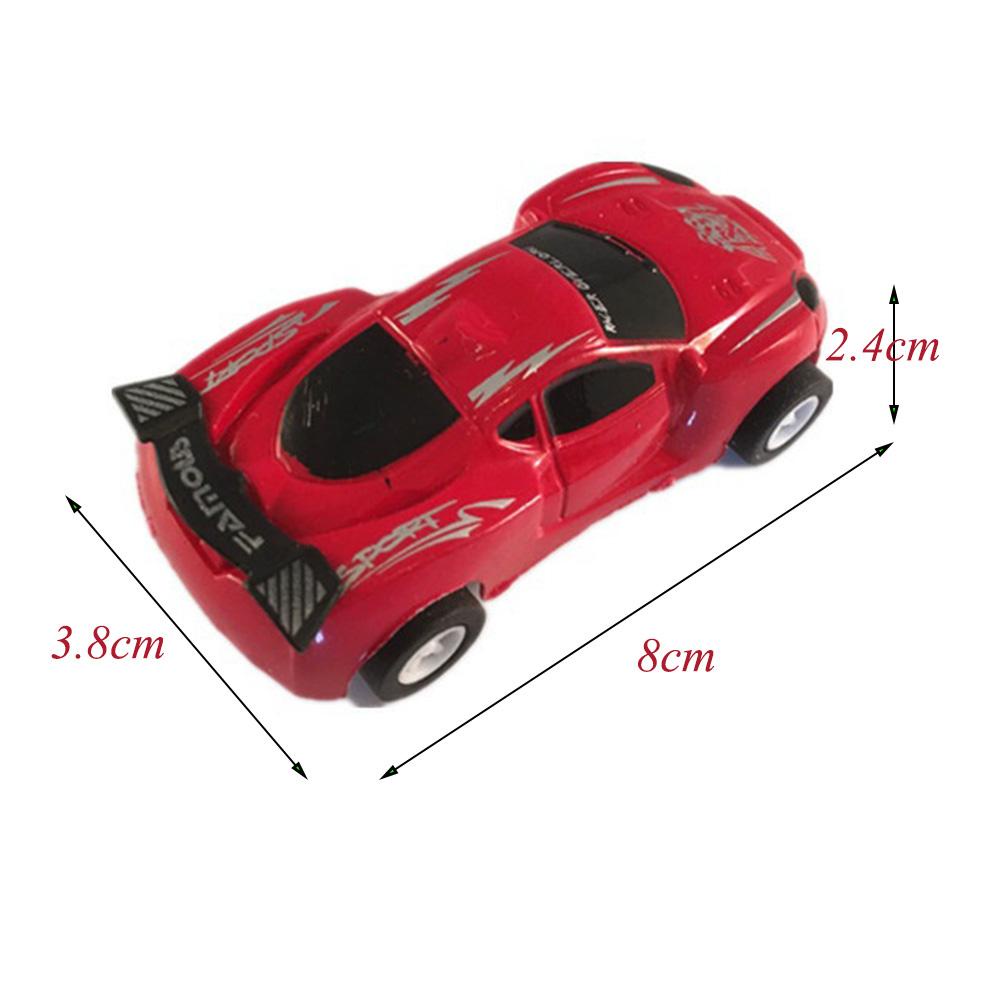 R-flower 4 / 8PCS Mainan Mobil Balap Klasik Model Pull Back Untuk Hadiah Anak