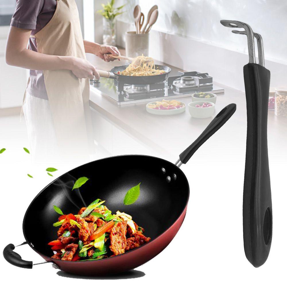 Top 5Pcs Handle Pan Panci Universal Removable Alat Dapur Besi Cor Saucehot Fry Stainless Aksesoris