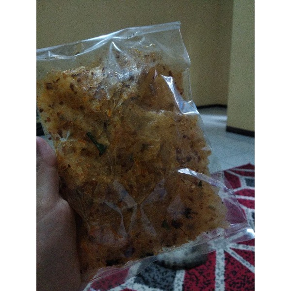 Keripik Kaca Pedas dan original Khas Keripik Riki Pojok Cimahi