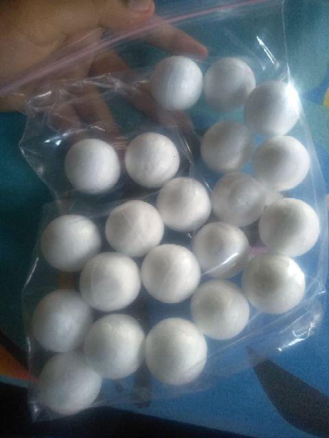 Bola Gabus Stirofoam 3cm Putih Bulat Bagus