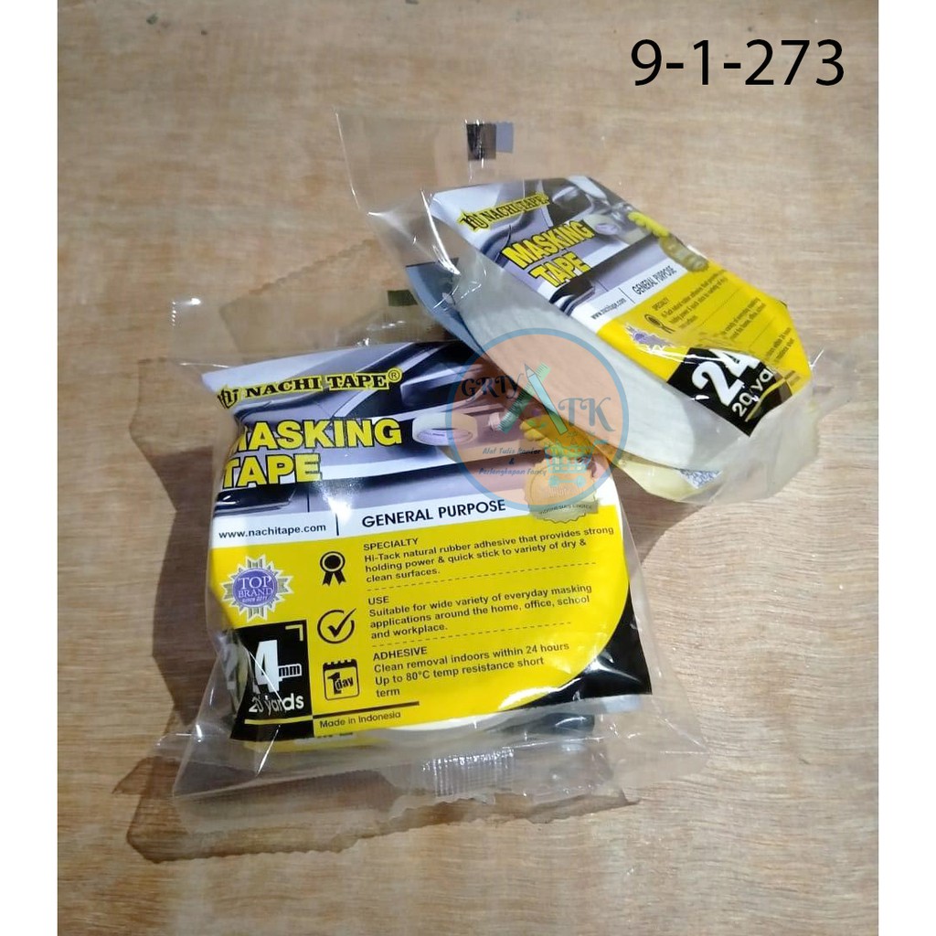 

Masking Tape Lakban Kertas Nachi Ukuran 24 mm Murah