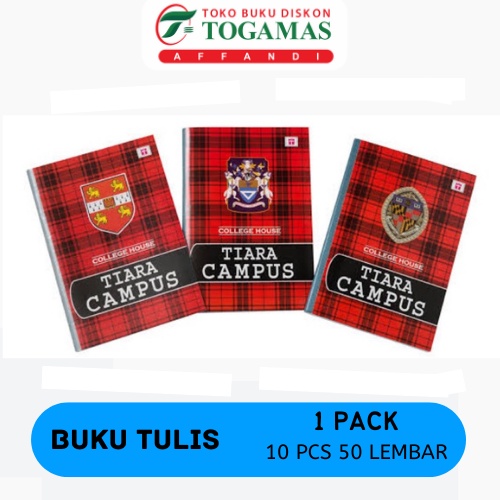 

BUKU TULIS BIG BOSS CAMPUS EB 50 LEMBAR // ISI 10 BUKU 1 PACK