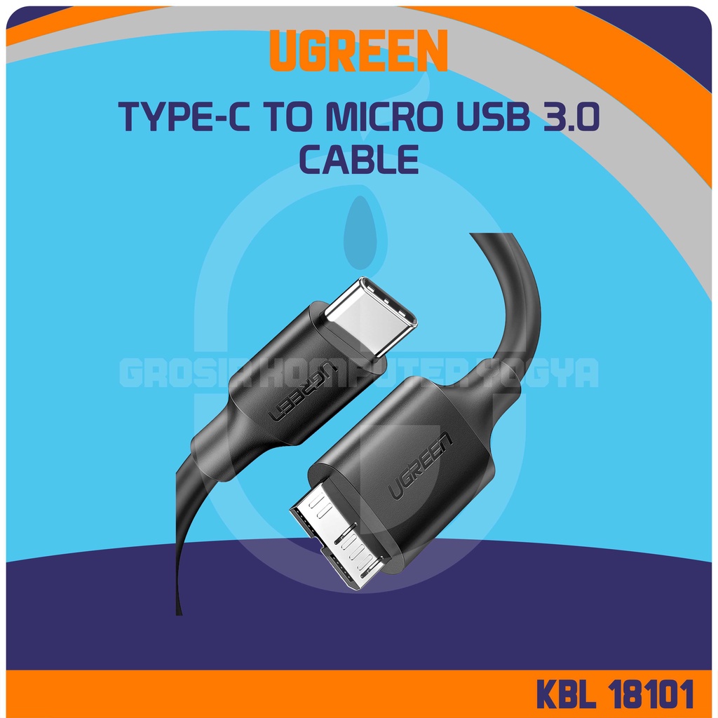 Jual Ugreen USB TypeC to Micro USB 3.0 Fast Transfer Data Cable Kabel