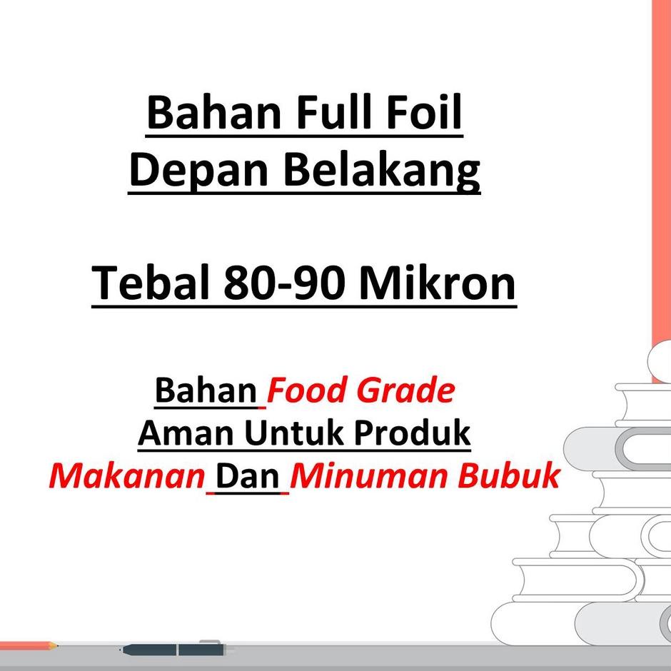 Pasti Diskon Standing Pouch Alumunium Foil Warna Merah 13X20 Kemasan Plastik Klip Aluminium Foil Food Grade Ziplock Kantong Kopi Snack Bukan Kpack