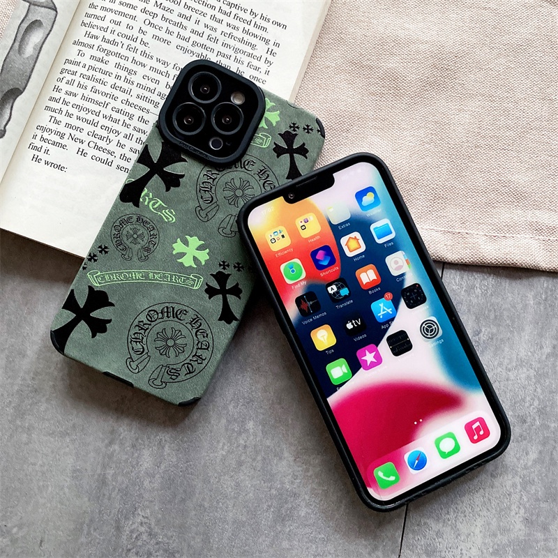 Soft Case Pelindung Lensa Bahan Kulit Suede Untuk iphone 11 pro max 12 13 pro max X Xs XR 7plus 8plus 7 8 Se 2020