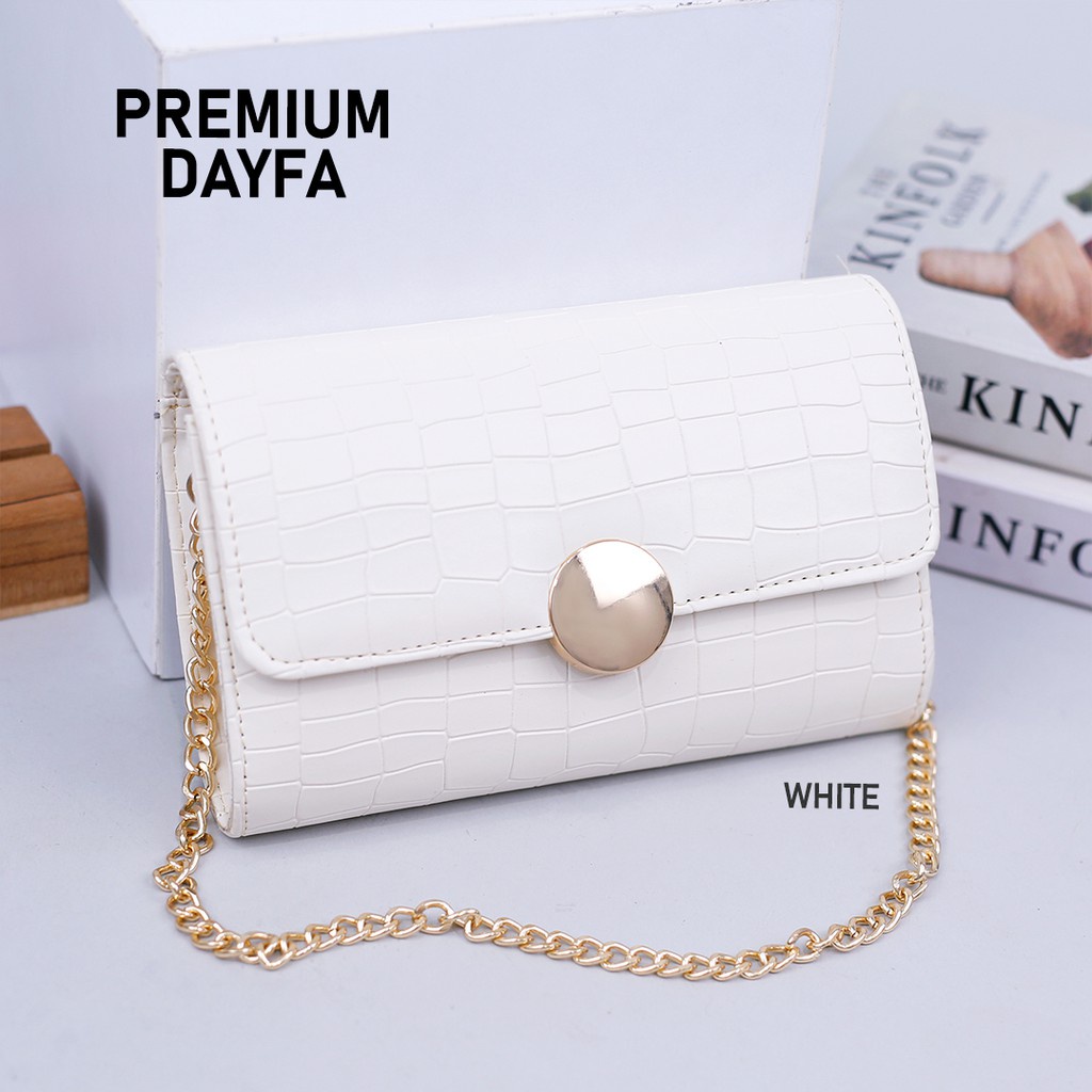 Tas selempang Rantai  Dayfa Croco JKL02