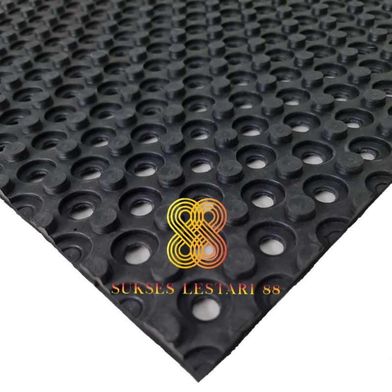 Keset Karpet Karet Anti Slip - Cross Mat