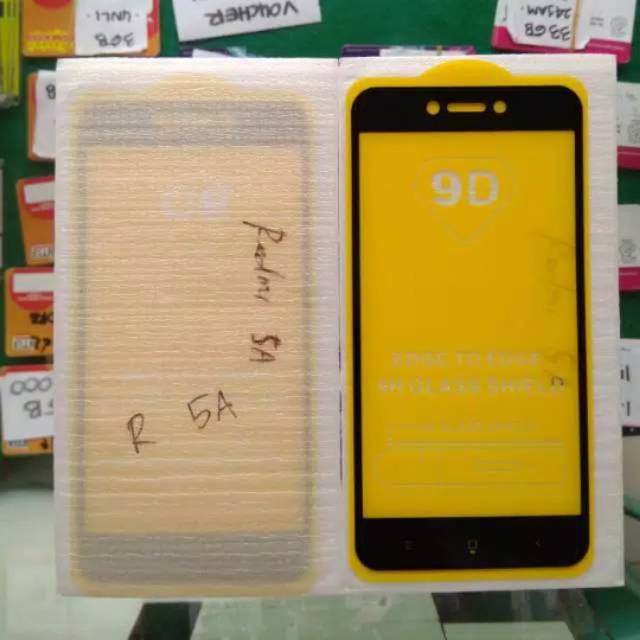 TEMPERED GLASS XIAOMI REDMI 5A FULL COVER 5D 9D 11D 21D TG REDMI 5A FULL FREE BUBBLEWRAP