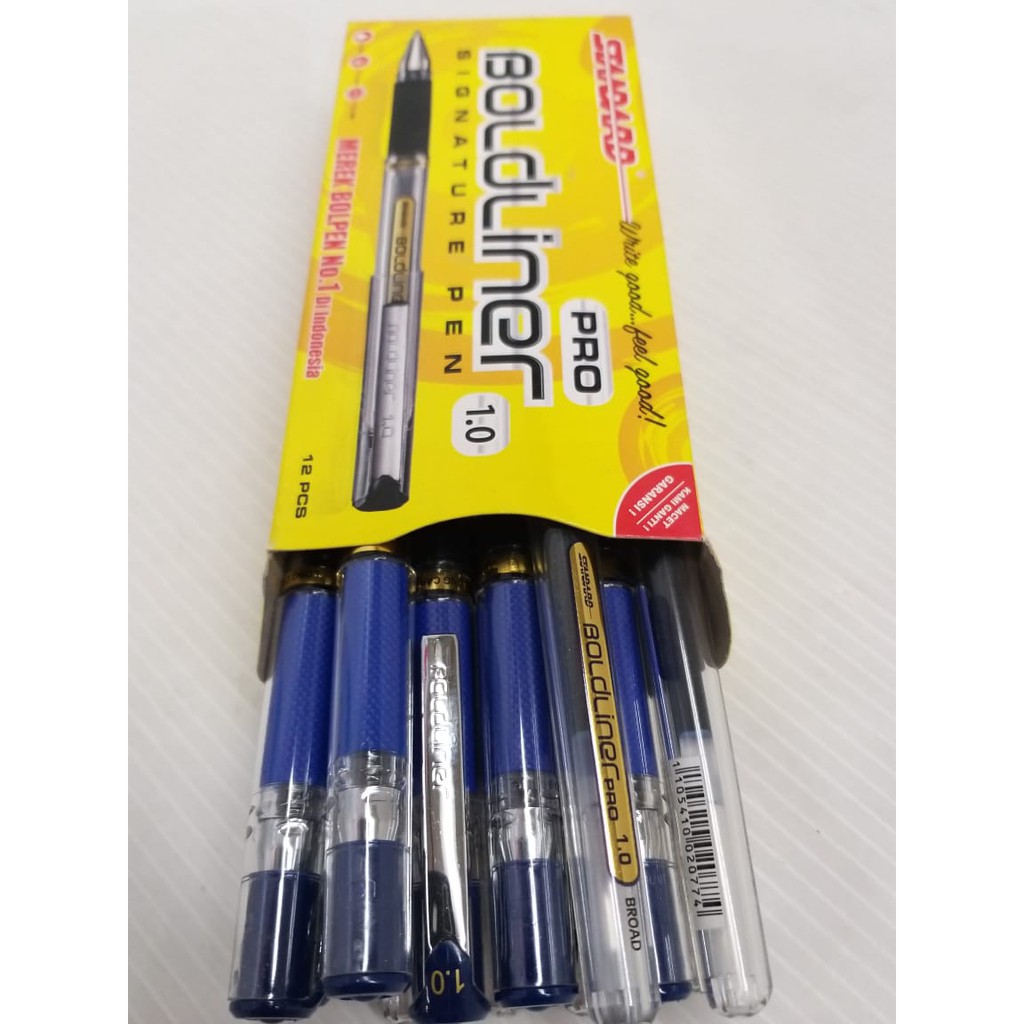 

Bulpen Bolpen Pulpen Standard Boldliner Pro 1.0 Blue 1 pack