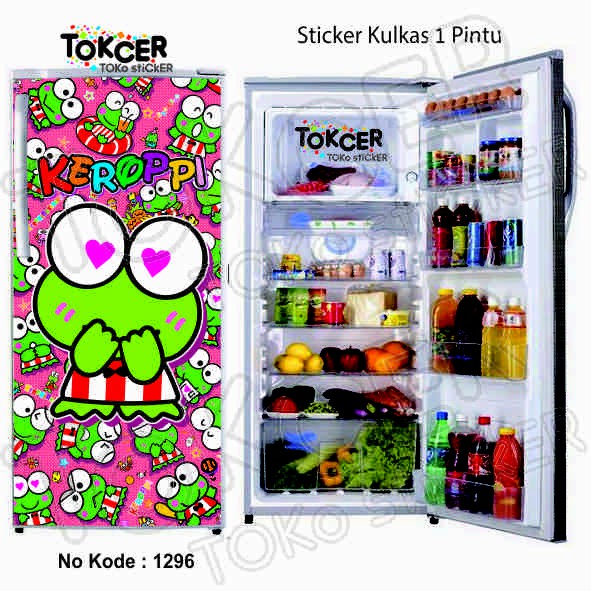 Sticker Kulkas 1 Pintu dan 2 Pintu KEROPPI