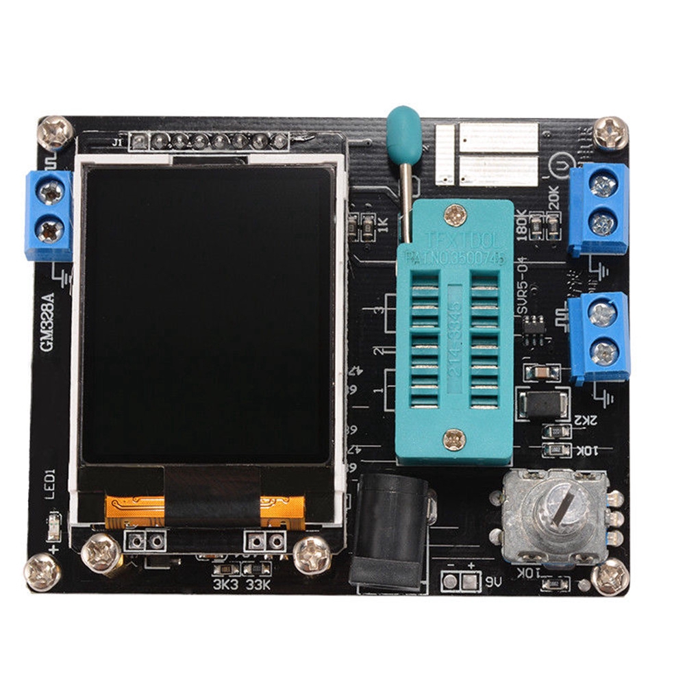 Transistor Tester Diode Esr Meter Pwm Generator Dengan Layar Lcd 1.8 Inch 160x128 Gm328B