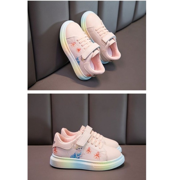 Sepatu Anak Perempuan Frozen Untuk Fashion, Travelling Umur 5-12 Tahun