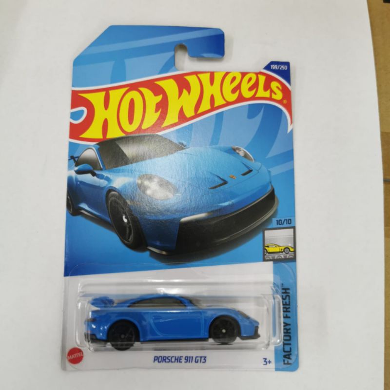 HOT WHEELS PORSCHE 911 GT3 BIRU K22