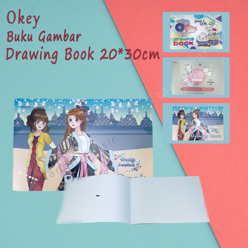 Buku Gambar *Okey * Drawing Book * 20*30cm