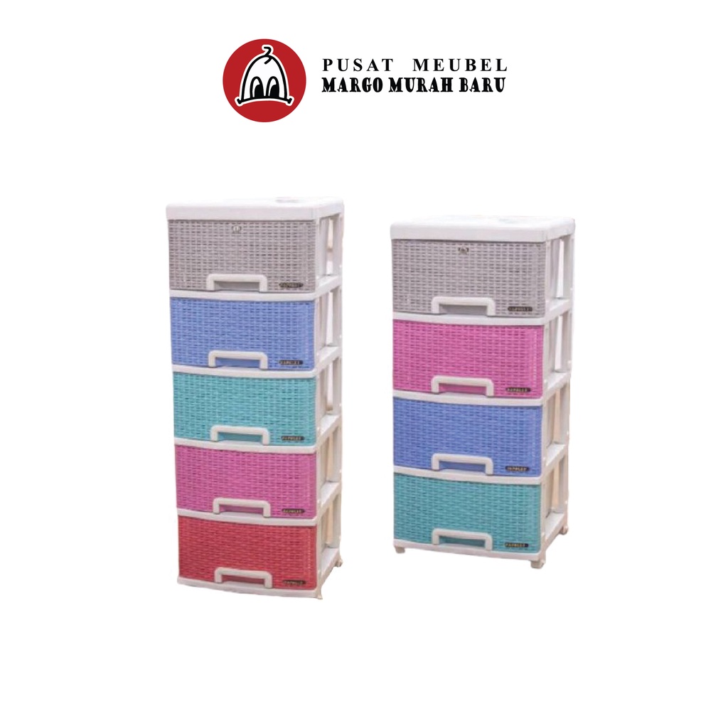 LEMARI PAKAIAN PLASTIK Contan Napolly
