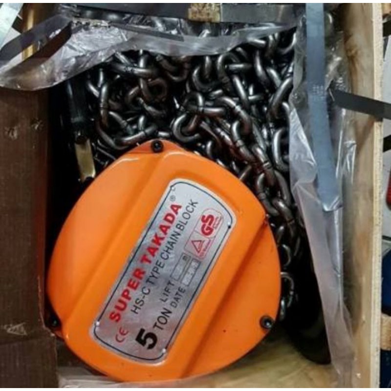 CHAIN BLOCK (5 TON 5 METER / TEKEL 5 TON)