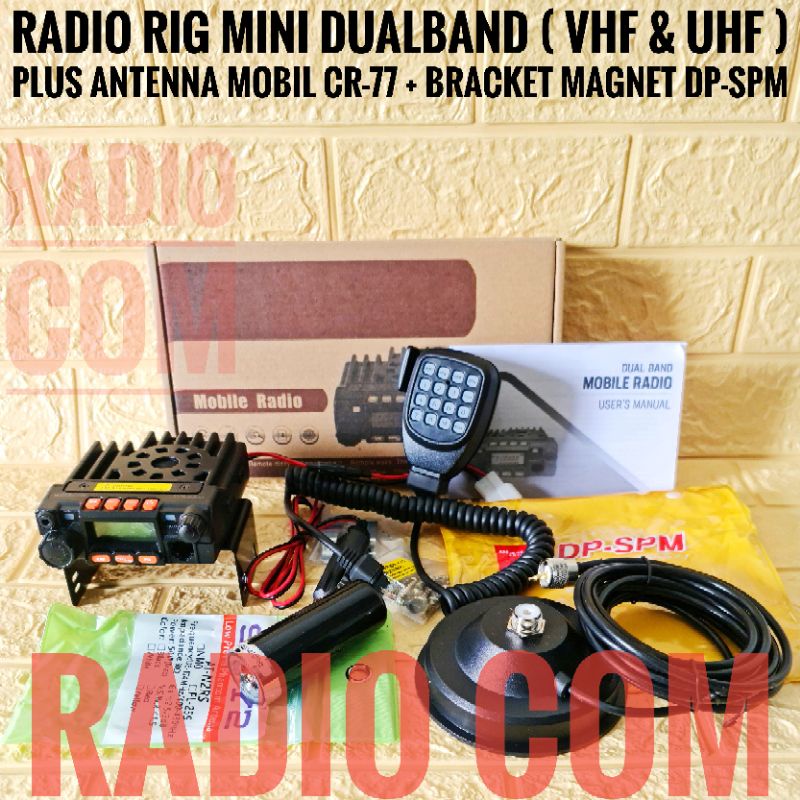 RADIO RIG MINI DUALBAND WEIRCOM WR9800 WEIRWEI UV9800 PLUS ANTENA BRACKET MAGNET DP SPM RIG MINI UV8900 MURAH