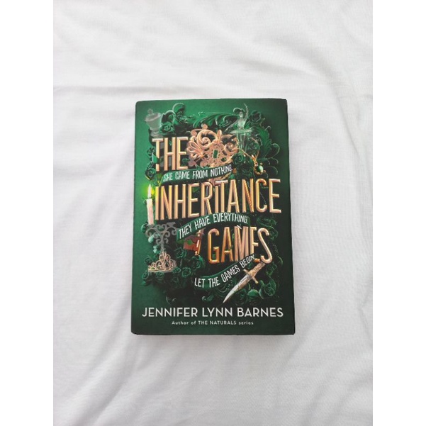 novel import hardcover original The Inheritance Games by Jennifer Lynn Barnes