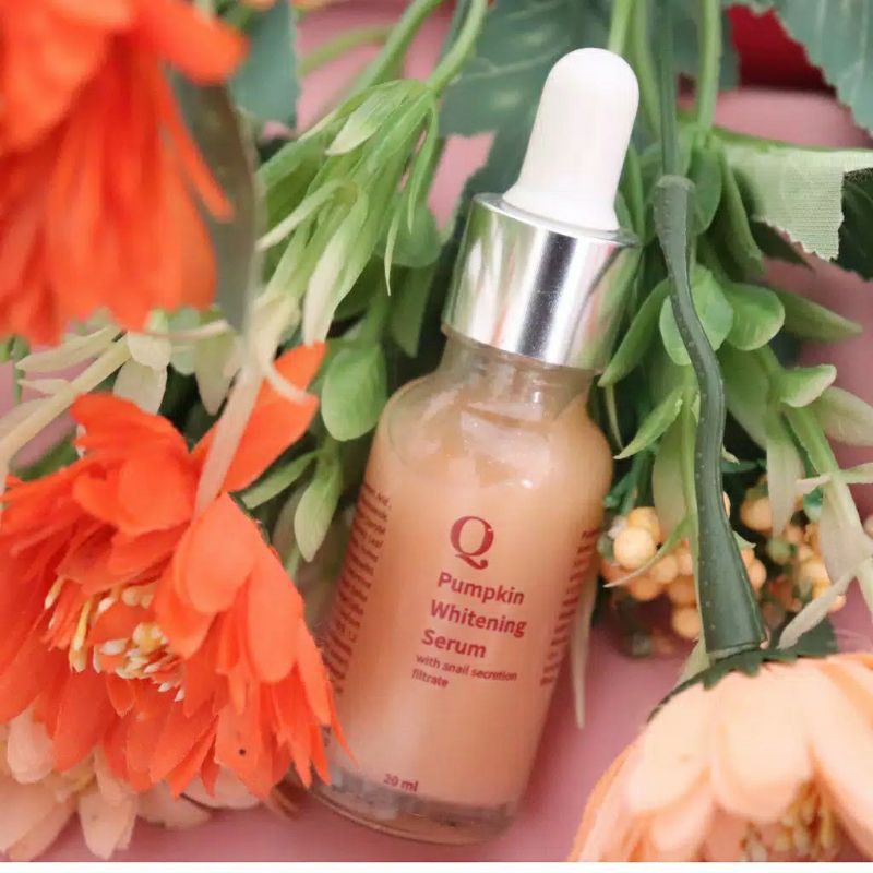 ORIGINAL 100% Qweena Pumpkin Whitening Serum 'with snail secretion filtrate' (20ML)