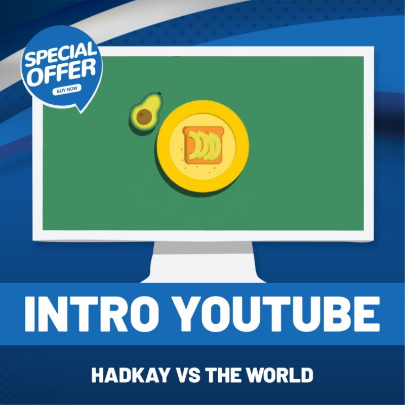 JASA DESAIN INTRO & OUTRO YOUTUBE TERMURAH - Opening Youtube | Jasa Edit Video | Jasa Desain Video |