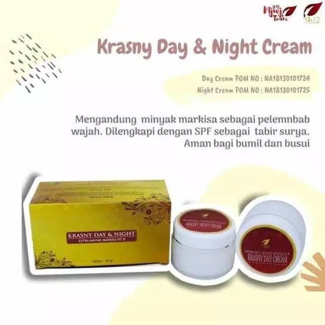 

TERLARIS!!!!Krasny Day and Krasny Night Cream, Untuk Kulit Kering