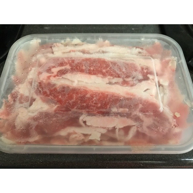 

Daging Sapi Yoshinoya US Sliced Beef Short Plate 500gr