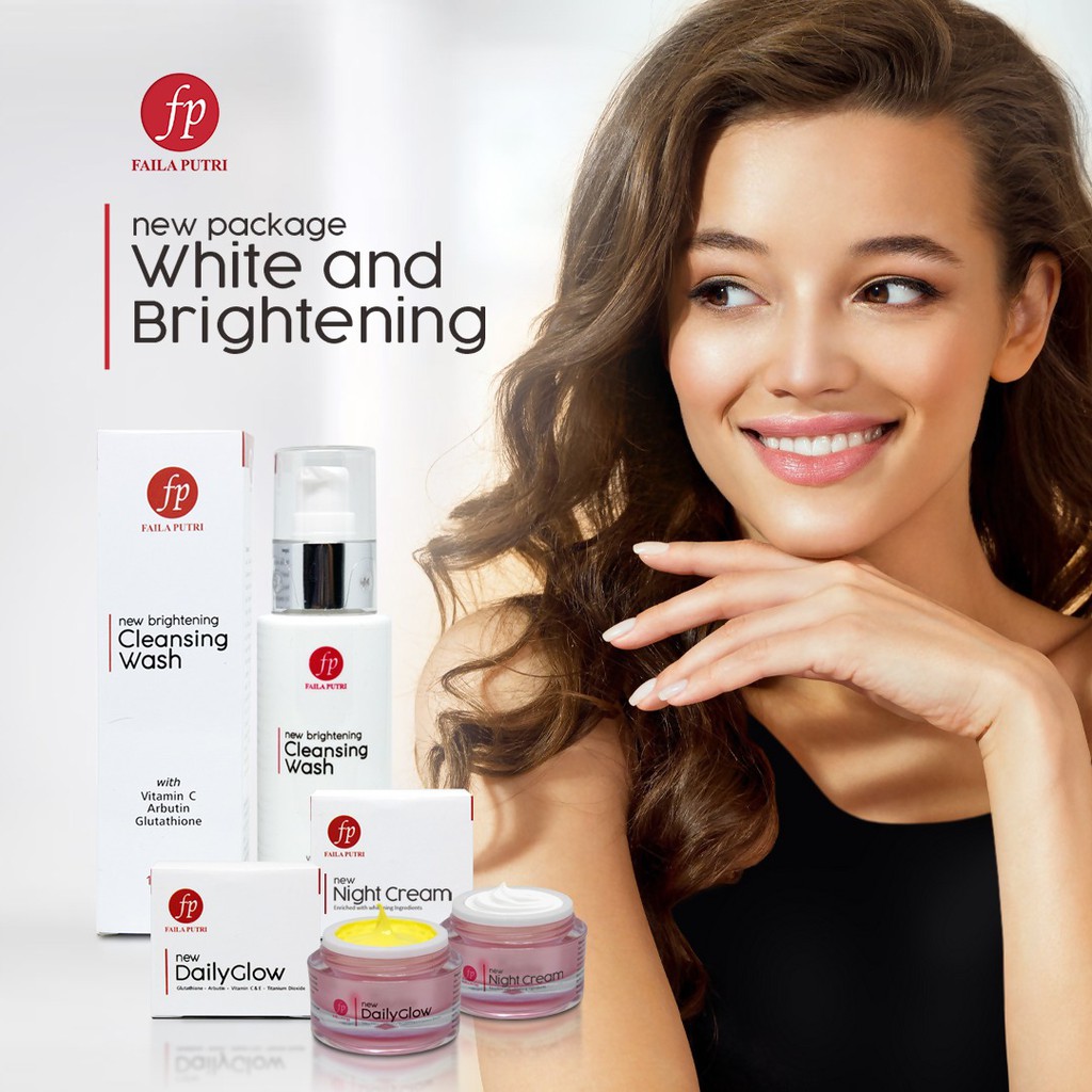 FAILA PUTRI PAKET NEW WHITE and BRIGHTENING / PAKET DOBEL GLOW BPOM