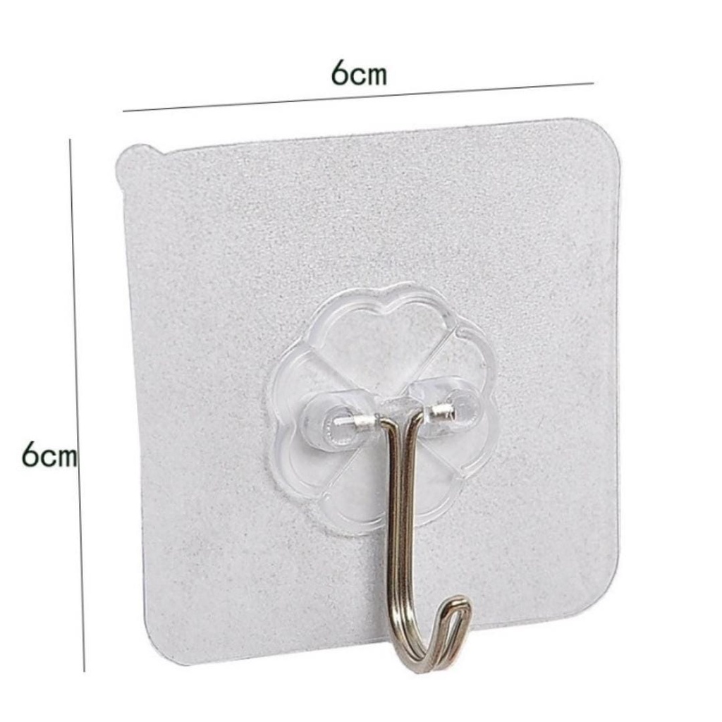 Kait Gantungan Bebas Paku Dinding Dapur Tembok Toilet Suction Hook