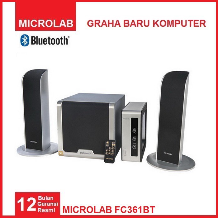 Microlab FC361BT 60 Watt RMS Wireless Bluetooth Multimedia Speaker Komputer PC