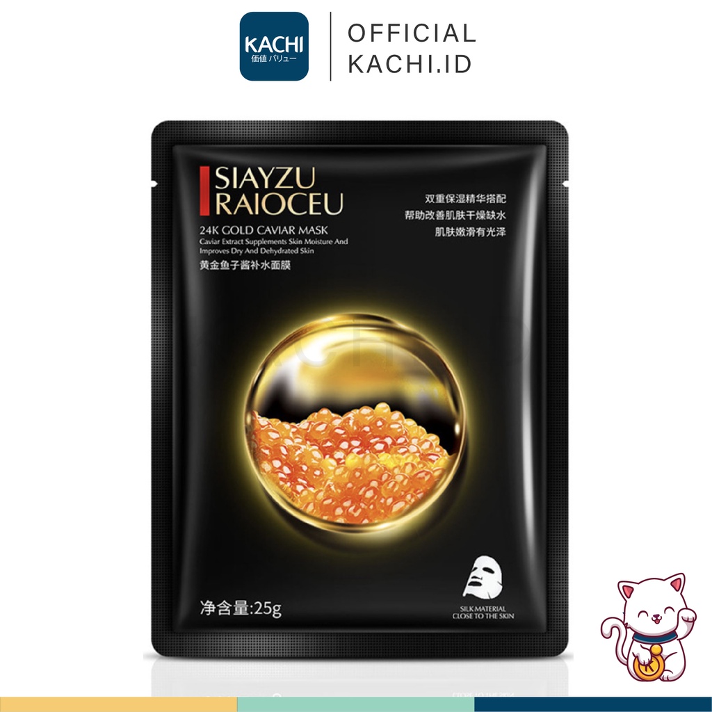 KACHI - SENANA SIAYZU RAIOCEU 24K Gold Caviar Mask Masker Wajah SN004