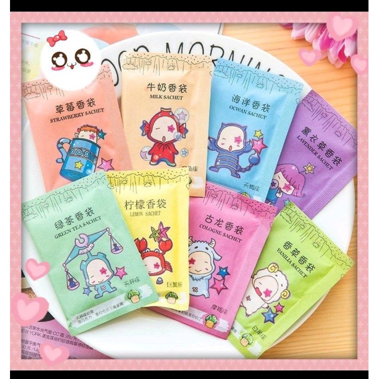 pengharum pewangi sachet KECIL bisa utk lemari laci