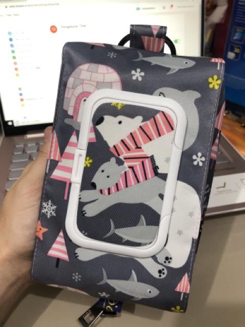 (hanya Jnt) Tissue Cover Pouch Waterproof 2 In 1 Dan 3 In 1