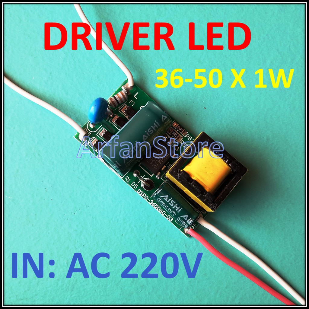 Driver LED 36W 38W 40W 42W 44W 45W 48W 50W Power Supply Input AC 220V