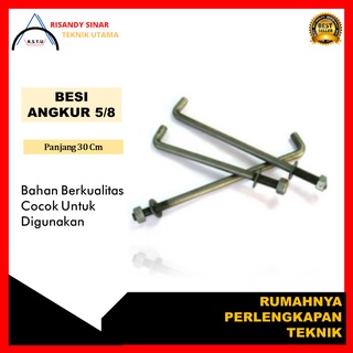 Jual Besi Angkur 5/8 | Baut Anchor | Angkur L | Baja Hitam | Angkur L ...