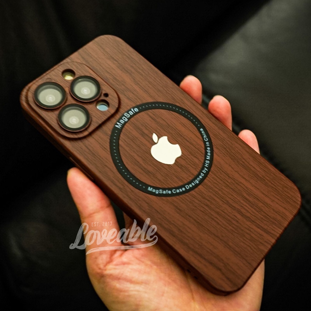 premium wood magsafe case for iphone 12 13 14 pro max