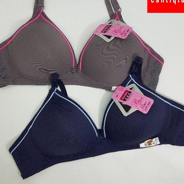 New - Bra / BH /pakaian dalam wanita Scalen 8833 Tanpa Kawat Busa Tipis ( Cup A )