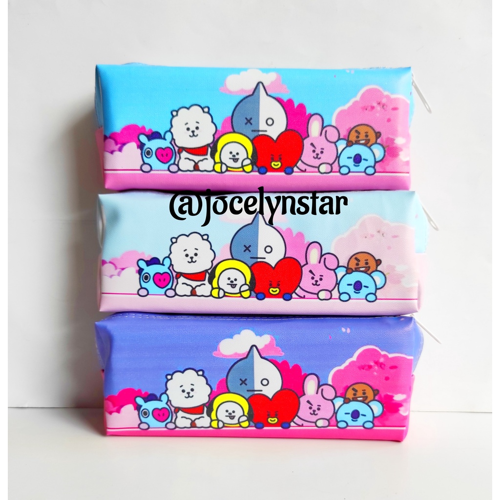 

tempat pensil resleting/ Pencil case / kotak pensil k-pop