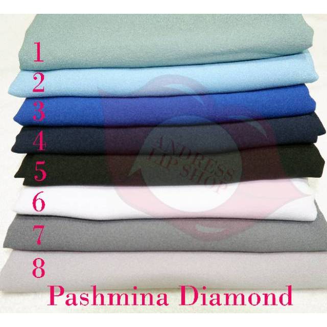  Pashmina Diamond Crepe Shopee Indonesia