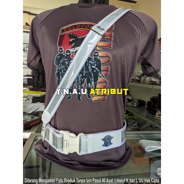 ATRIBUT POLRI / SABUK LANTAS POLRI TERBARU / KOPEL LANTAS POLRI TERBARU EXCLUSIVE