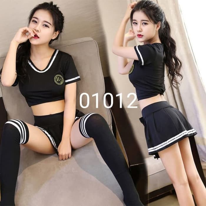 Lingerie Kostum Seksi Costume Cosplay Murid siswa pelajar olahraga allsize S M L