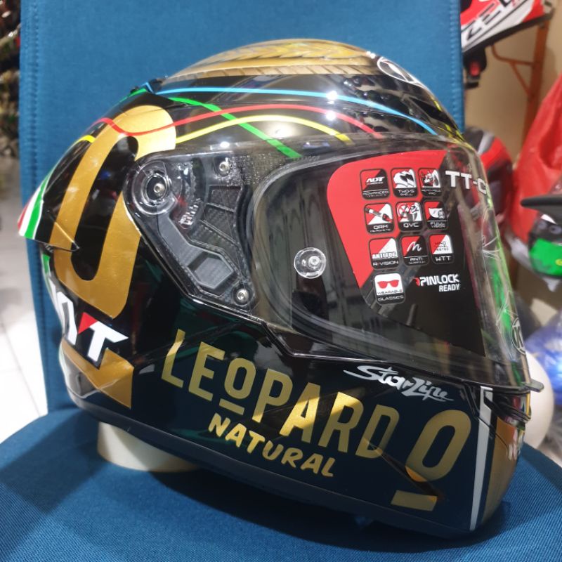 

KYT TT COURSE REPAINT AIR BRUSH LEOPARD GOLD SIZE L ( ONGKIR 2KG TANPA DUS )