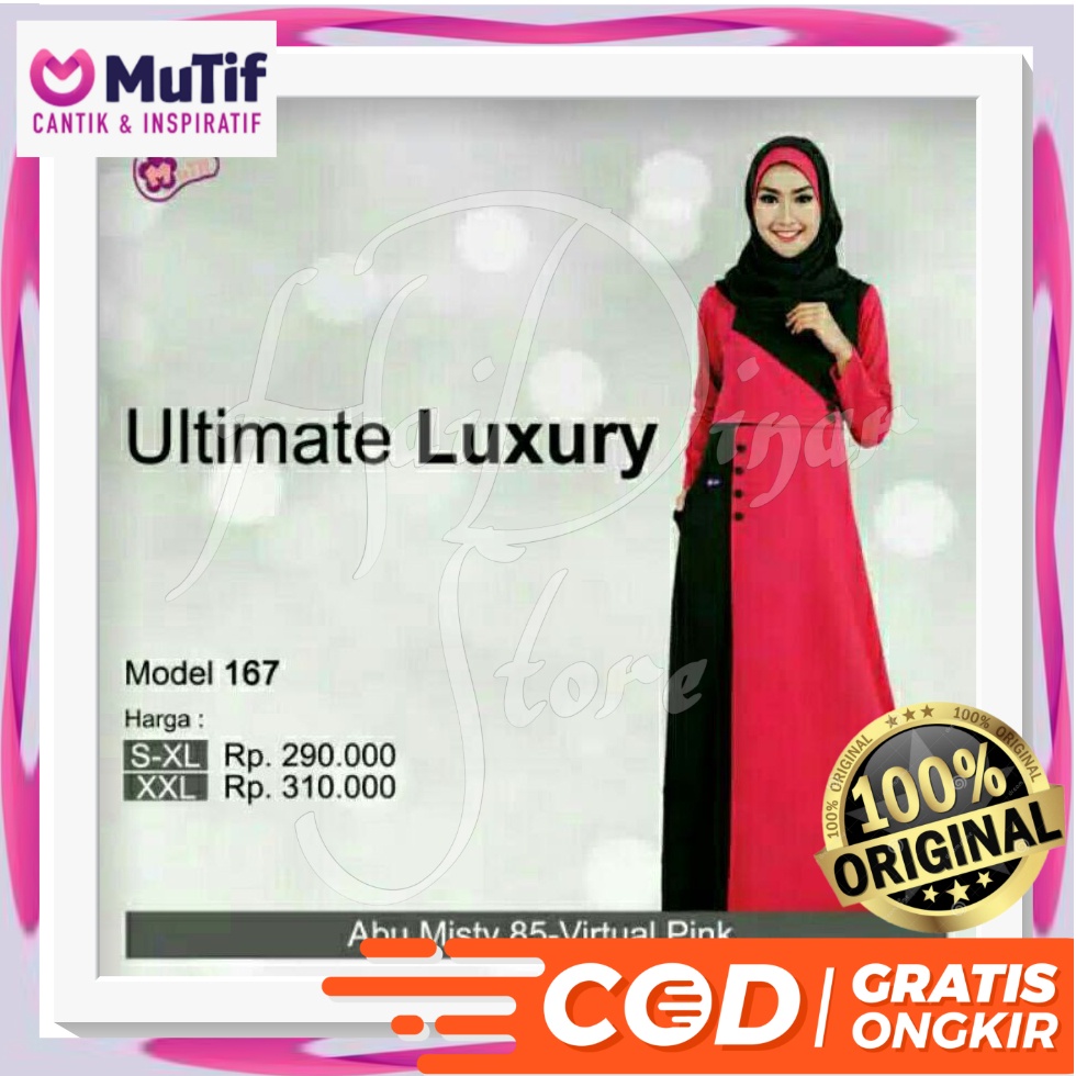 [Baru] Mutif Gamis Muslimah N 167 AV XL ready